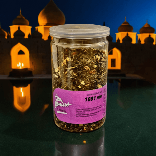 Чай в банці TM TEA GENIUS 1001 ніч (композиційний), 100г 1 Чай в банці TM TEA GENIUS 1001 ніч (композиційний), 100г