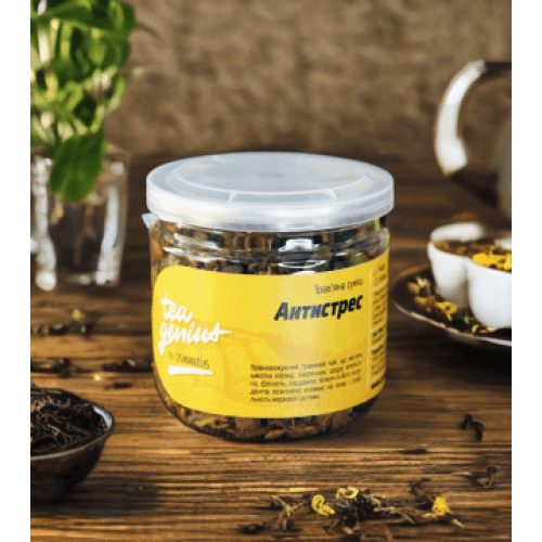 Чай в банці TM TEA GENIUS 'Антистрес', 80 г 1 Чай в банці TM TEA GENIUS 'Антистрес', 80 г