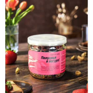 Чай в банці TM TEA GENIUS 'Полуниця в йогурті', 80 г