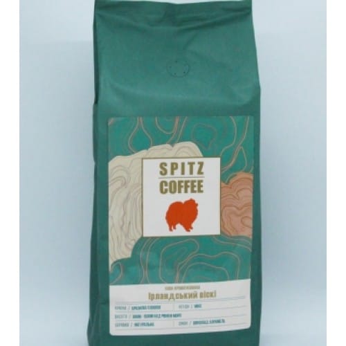Кава смажена в зернах 'SPITZ COFFEE Ірландський віскі', 1 кг 1 Кава смажена в зернах 'SPITZ COFFEE Ірландський віскі', 1 кг