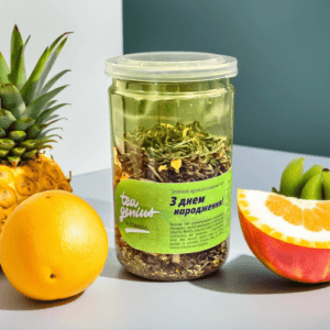 Чай в банці TM TEA GENIUS З днем народження (зелений чай), 100 г