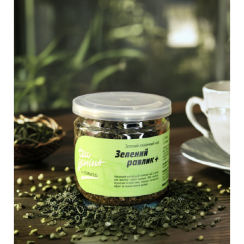 Чай в банці TM TEA GENIUS 'Зелений равлик+' , 80 г 1 Чай в банці TM TEA GENIUS 'Зелений равлик+' , 80 г