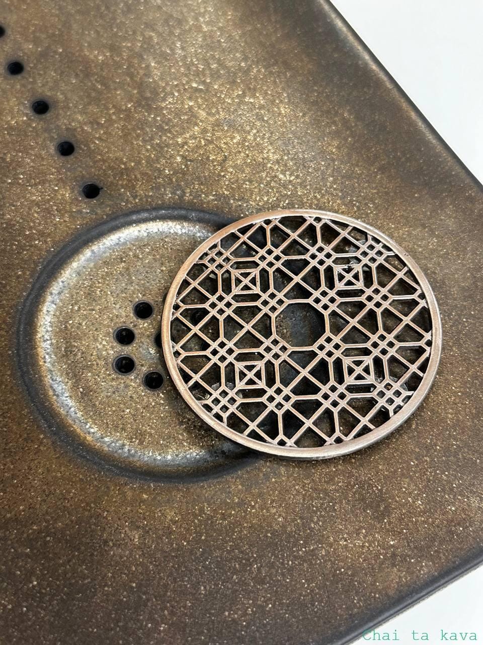 Чайний столик глиняний 'Урумчі' 27х18х3 см 3 Чайний столик глиняний 'Урумчі' 27х18х3 см - Зображення 3