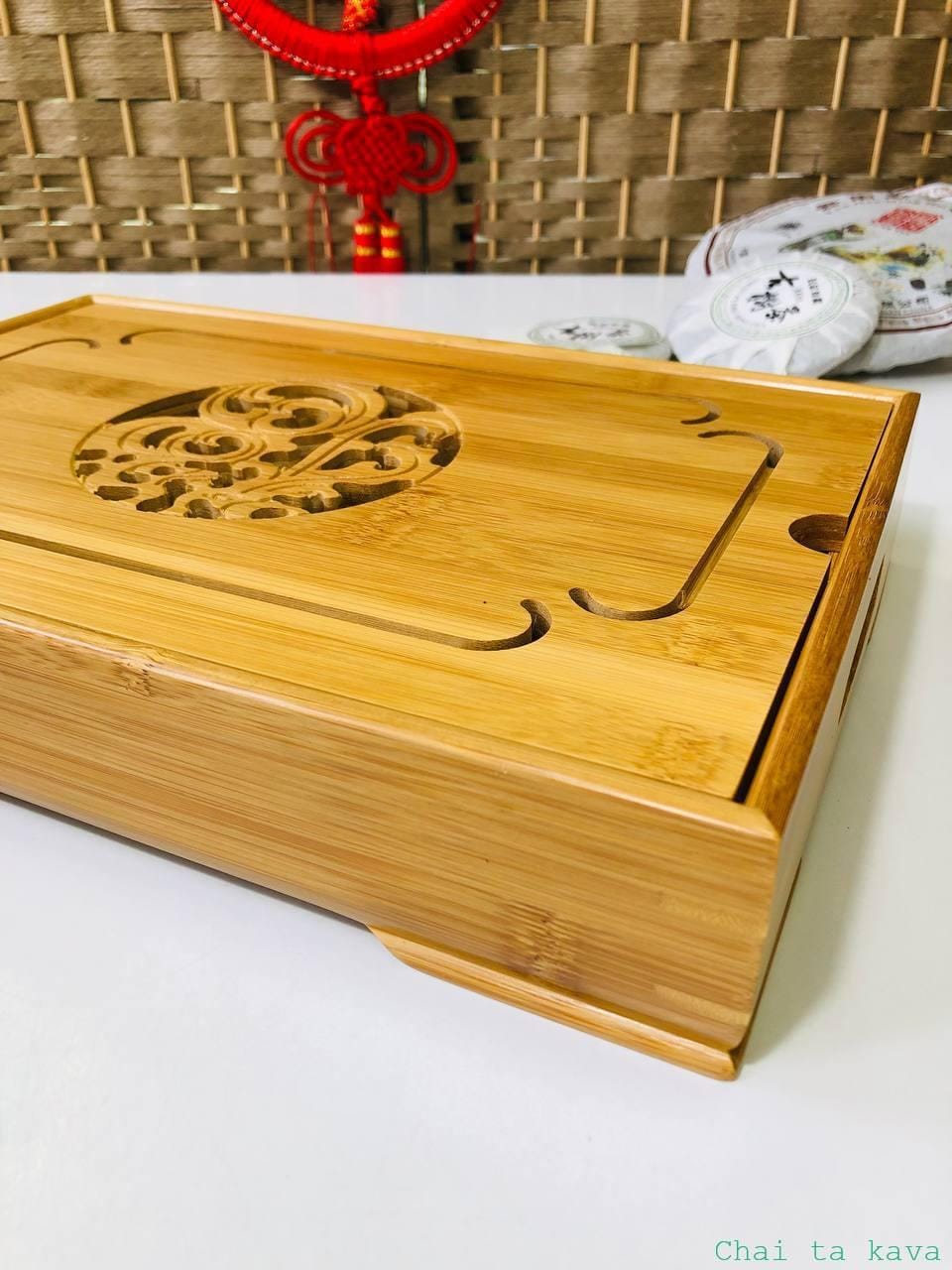 Чайний столик бамбуковий "Йокогама" 35*23*6,5 см 2 Чайний столик бамбуковий "Йокогама" 35*23*6,5 см - Зображення 2