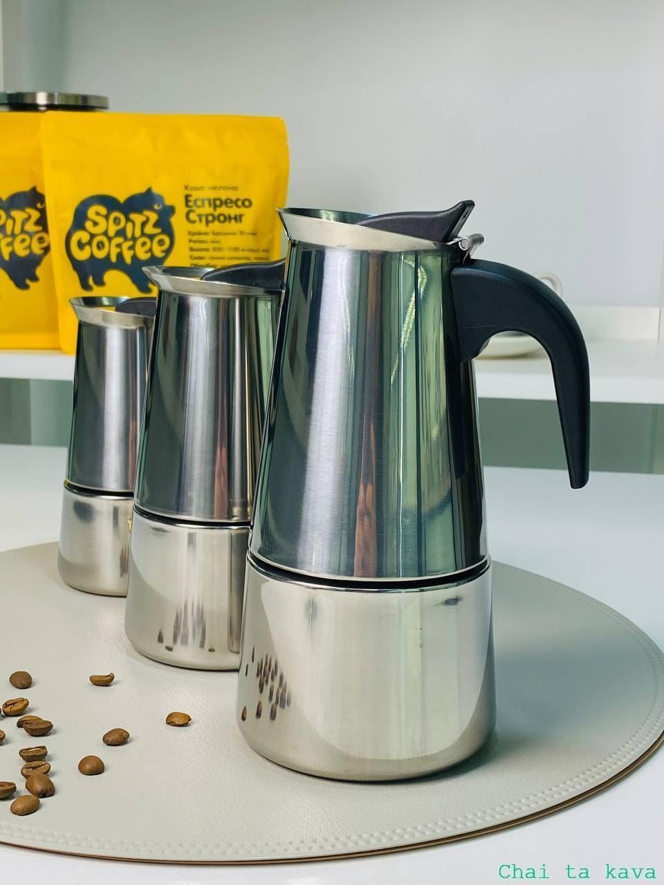 Кавоварка гейзерна на 9 персон Olens 'Класика' 6 Кавоварка гейзерна на 9 персон Olens 'Класика' - Зображення 6