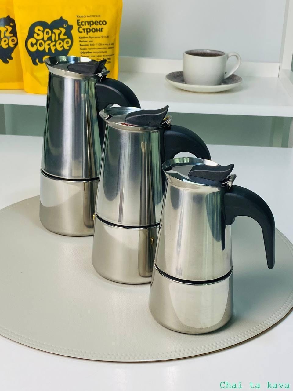 Кавоварка гейзерна на 9 персон Olens 'Класика' 8 Кавоварка гейзерна на 9 персон Olens 'Класика' - Зображення 8