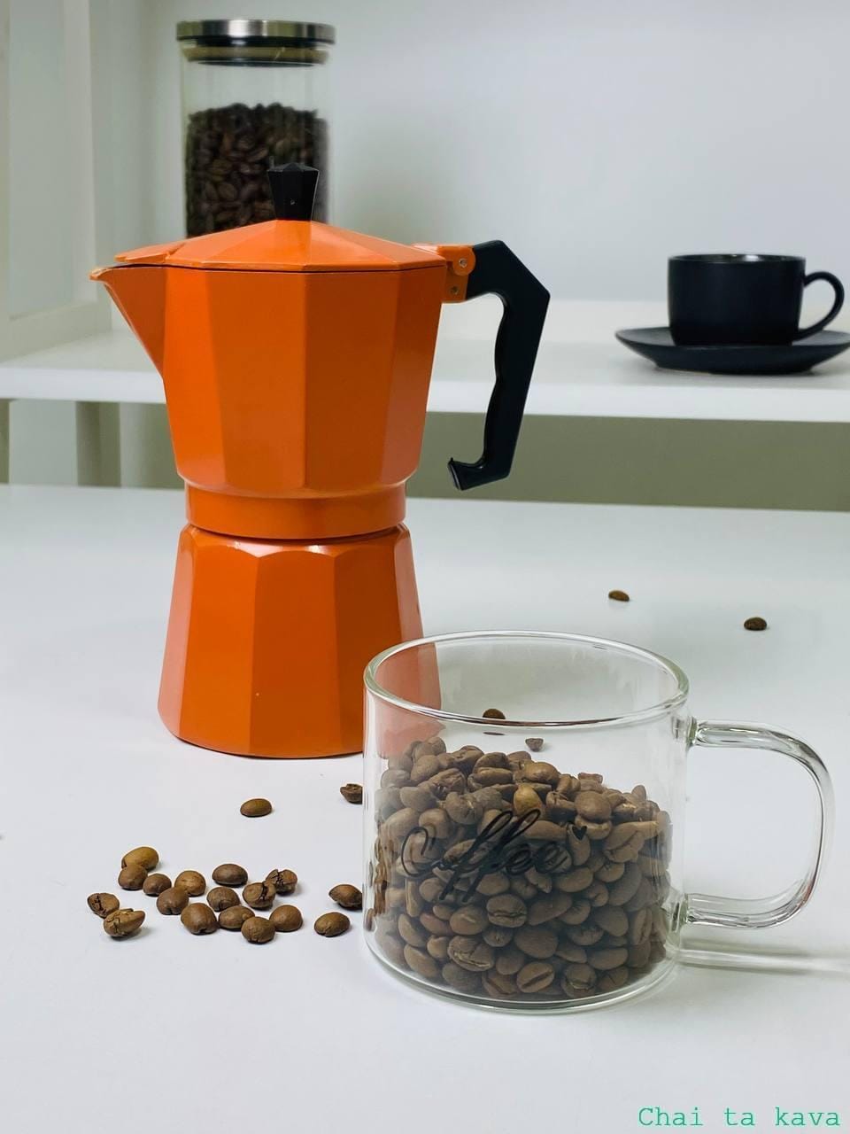 Кавоварка гейзерна на 6 персон Olens "Мокко-оранж" 3 Кавоварка гейзерна на 6 персон Olens "Мокко-оранж" - Зображення 3