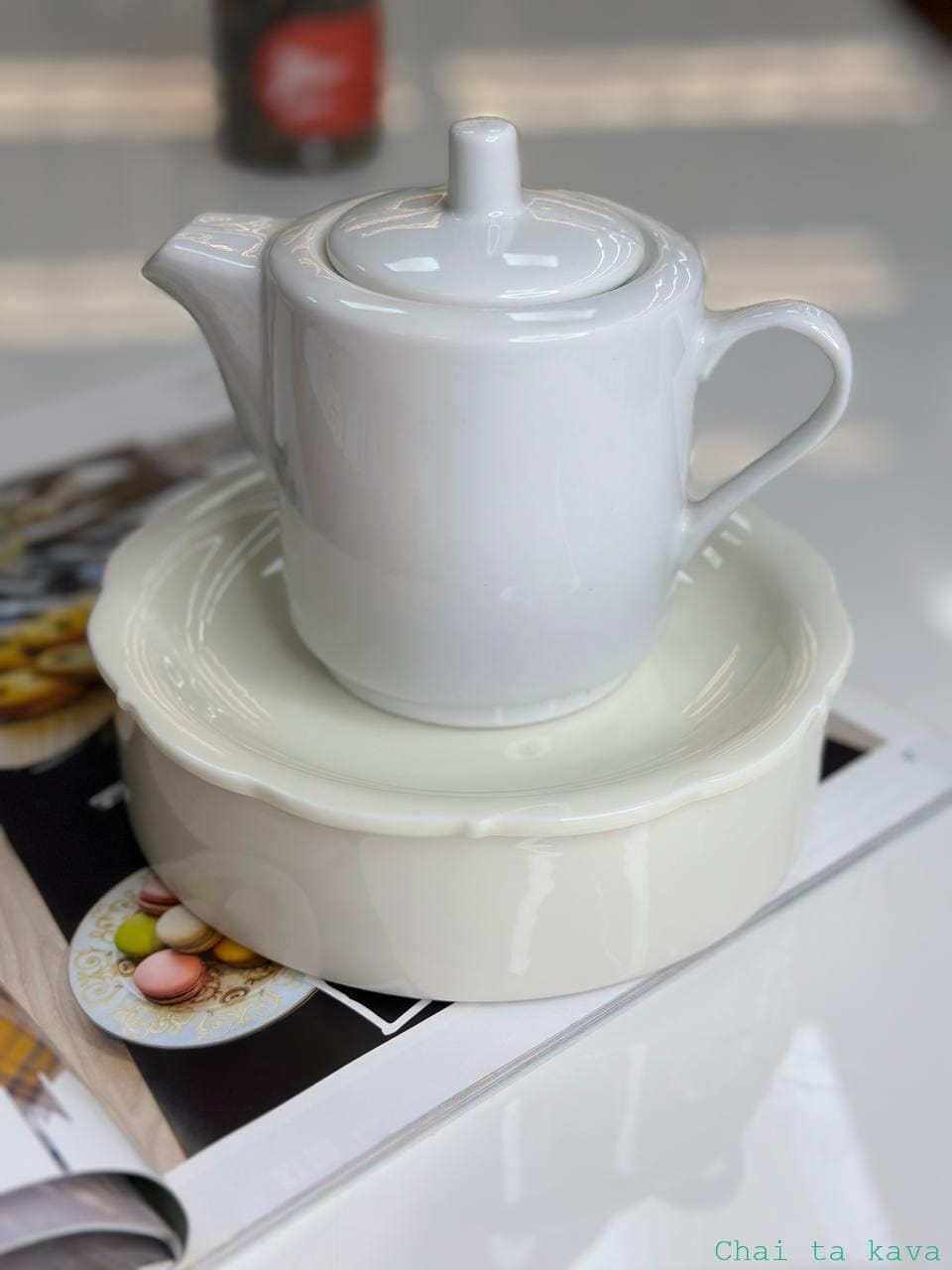 Чайний столик фарфоровий "Нанчін" 16,5*5 см 3 Чайний столик фарфоровий "Нанчін" 16,5*5 см - Зображення 3