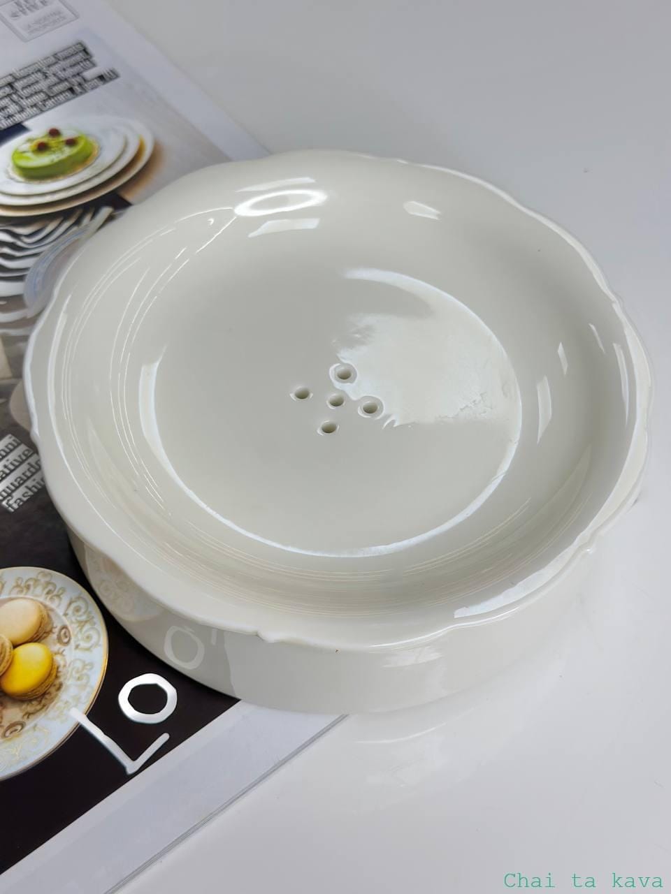 Чайний столик фарфоровий "Нанчін" 16,5*5 см 5 Чайний столик фарфоровий "Нанчін" 16,5*5 см - Зображення 5