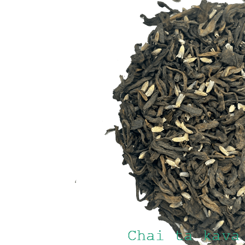 Чай Шу Пуер з лавандою 2 Чай Шу Пуер з лавандою - Зображення 2