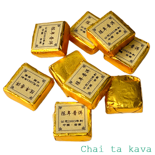 Чай Пуер витриманий Шу NORMAL «Кубик» 4 Чай Пуер витриманий Шу NORMAL «Кубик» - Зображення 4