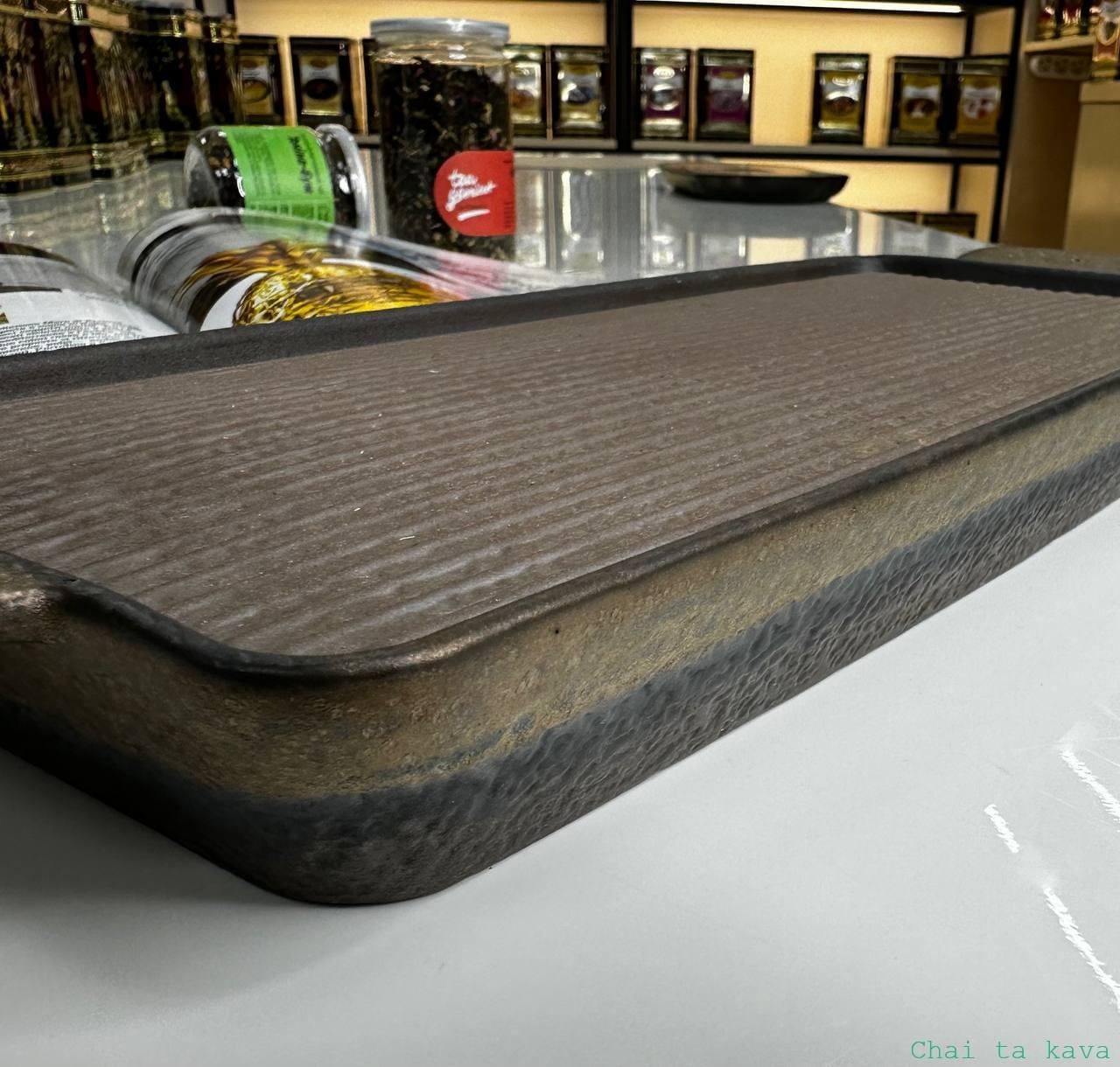 Чайний столик глиняний "Шеньжень", 41*15,5*3,5 см 4 Чайний столик глиняний "Шеньжень", 41*15,5*3,5 см - Зображення 4