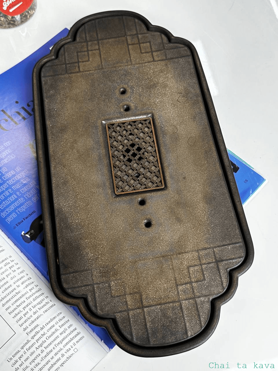 Чайний столик глиняний "Улан Батор", 38,5*19*3 см 1 Чайний столик глиняний "Улан Батор", 38,5*19*3 см