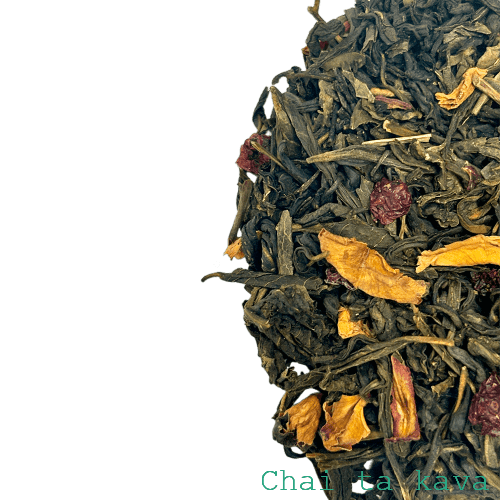 Чай Зелений з журавлиною 2 Чай Зелений з журавлиною - Зображення 2