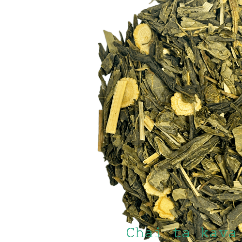 Чай Зелений з женьшенем 2 Чай Зелений з женьшенем - Зображення 2