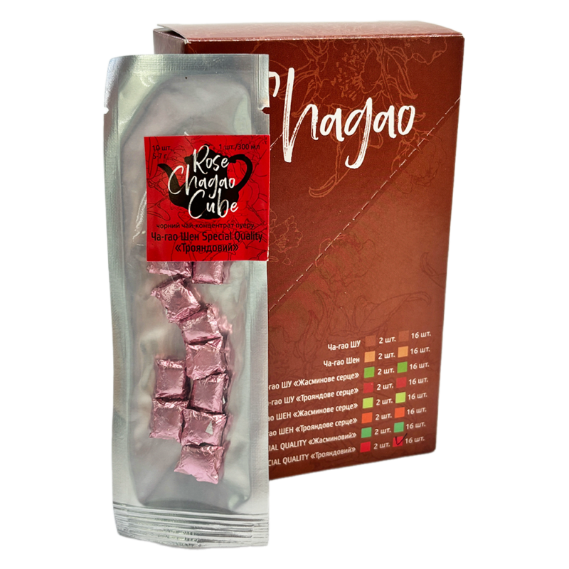 Ча-гао Шен Special Quality «Трояндовий», коробка 16 стіків