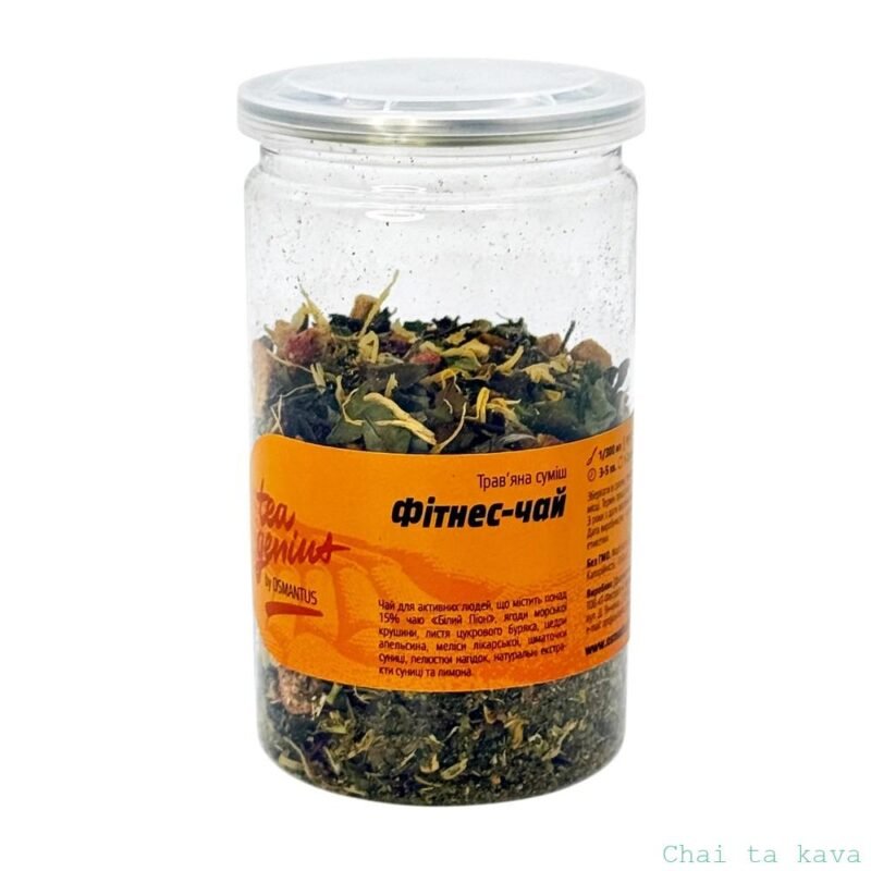 Чай в банці TM TEA GENIUS «Фітнес-чай», 80 г