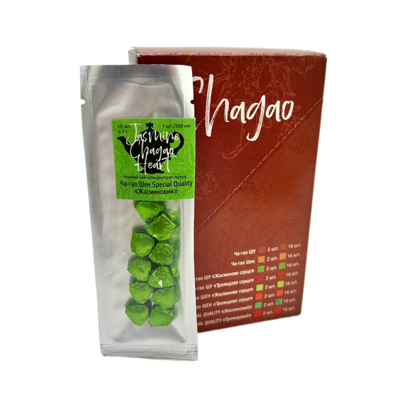 Ча-гао Шен Special Quality «Жасминовий», коробка 16 стіків